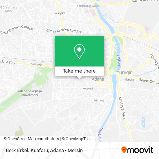 Berk Erkek Kuaförü map