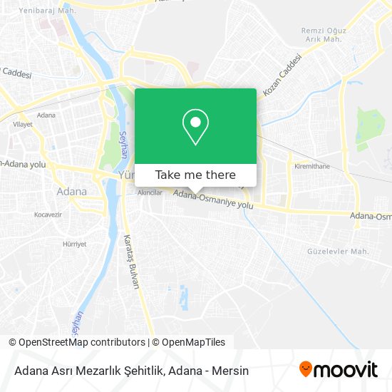 Adana Asrı Mezarlık Şehitlik map