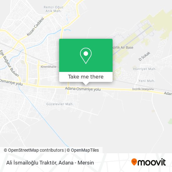 Ali İsmailoğlu Traktör map