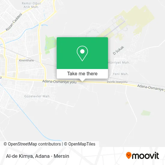 Al-de Kimya map