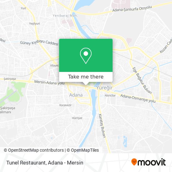 Tunel Restaurant map