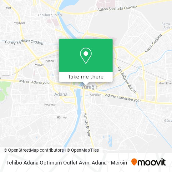 Tchibo Adana Optimum Outlet Avm map