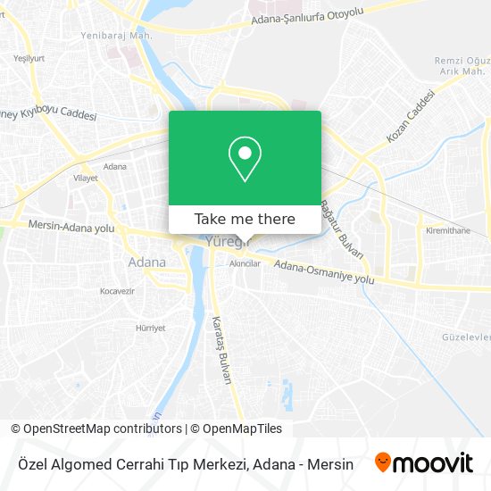 Özel Algomed Cerrahi Tıp Merkezi map