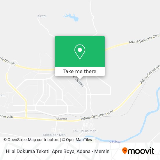 Hilal Dokuma Tekstil Apre Boya map