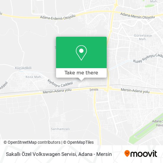 Sakallı Özel Volkswagen Servisi map