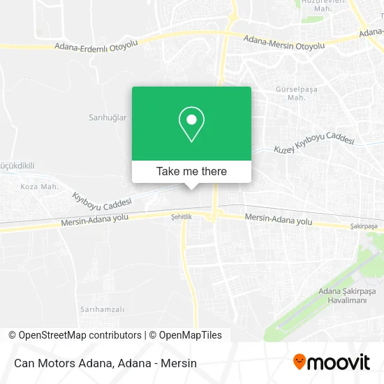 Can Motors Adana map
