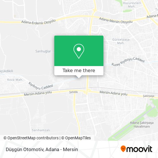 Düşgün Otomotiv map