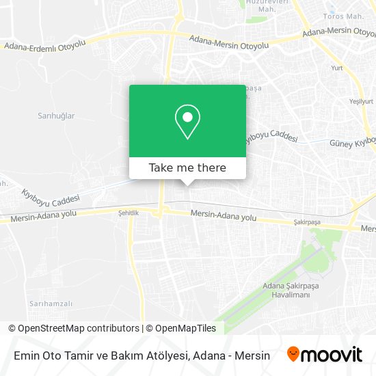 Emin Oto Tamir ve Bakım Atölyesi map