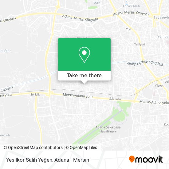 Yesilkor Salih Yeğen map