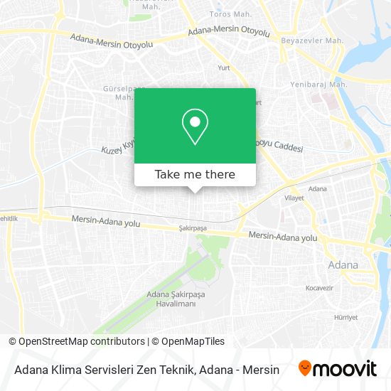 Adana Klima Servisleri Zen Teknik map