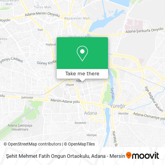Şehit Mehmet Fatih Ongun Ortaokulu map