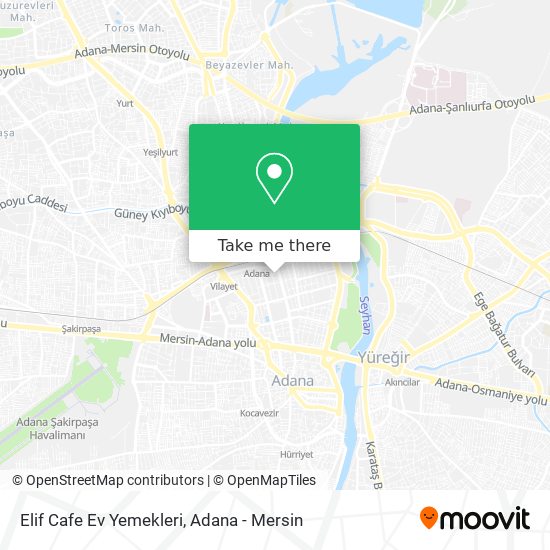 Elif Cafe Ev Yemekleri map