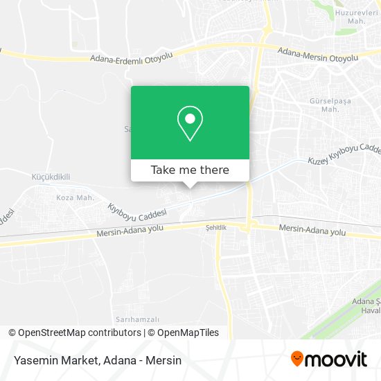 Yasemin Market map