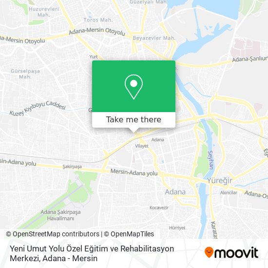 Yeni Umut Yolu Özel Eğitim ve Rehabilitasyon Merkezi map