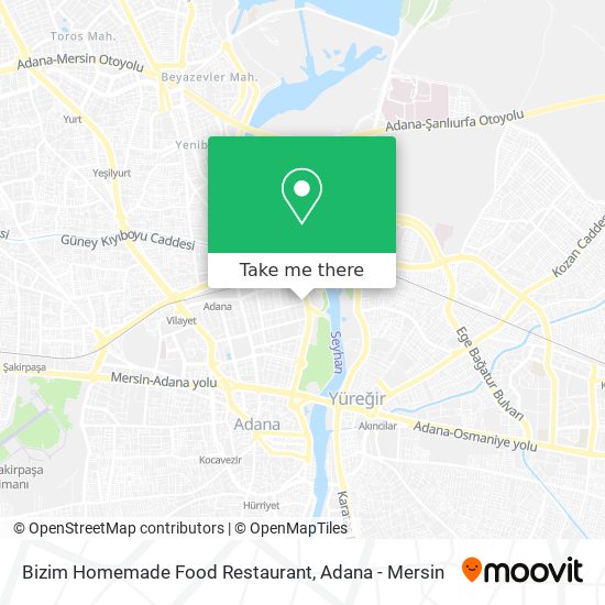 Bizim Homemade Food Restaurant map