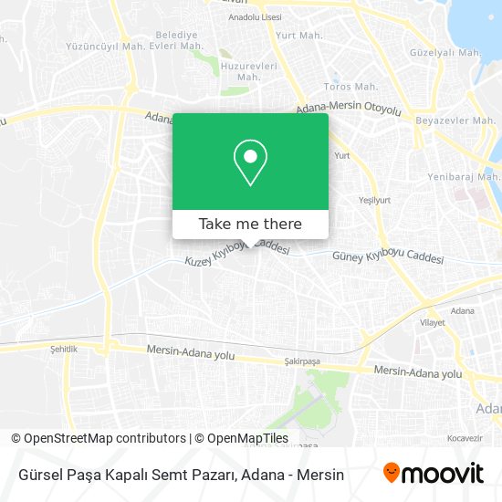 Gürsel Paşa Kapalı Semt Pazarı map