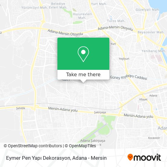 Eymer Pen Yapı Dekorasyon map