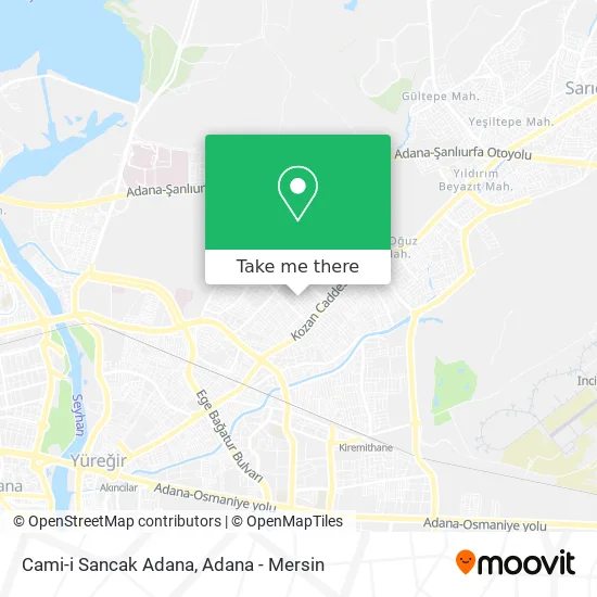 Cami-i Sancak Adana map