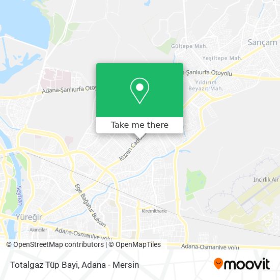 Totalgaz Tüp Bayi map