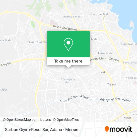 Sarban Gıyım-Resul Sar map