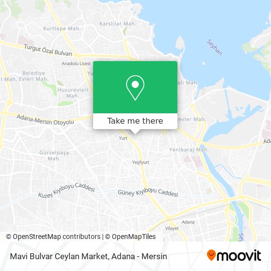 Mavi Bulvar Ceylan Market map