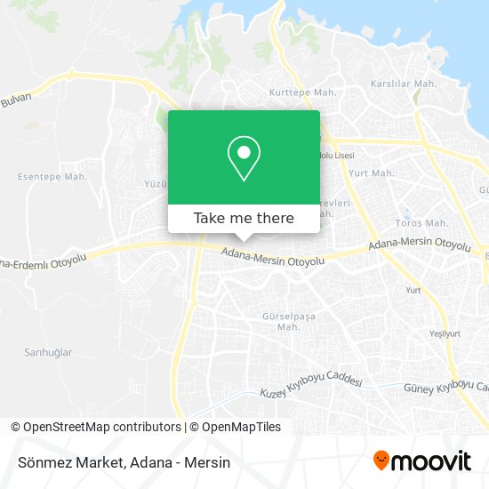 Sönmez Market map