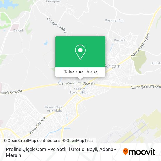 Proline Çiçek Cam Pvc Yetkili Üretici Bayii map