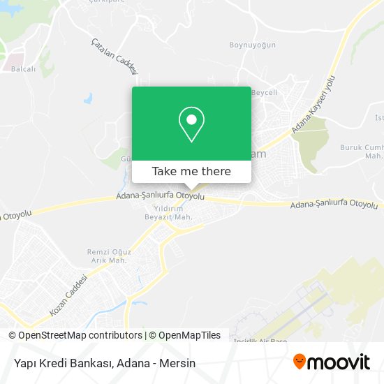 Yapı Kredi Bankası map