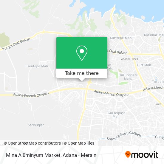 Mina Alüminyum Market map