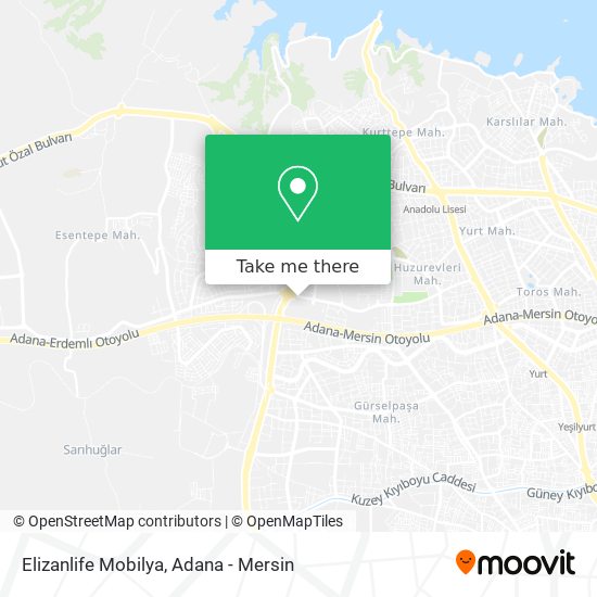 Elizanlife Mobilya map