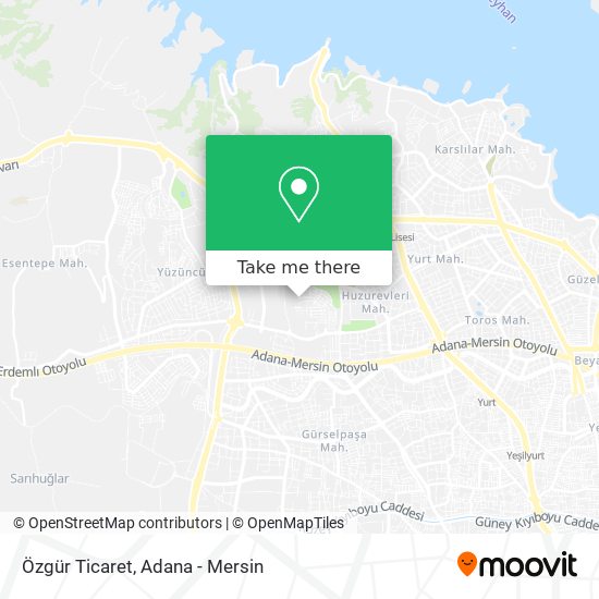 Özgür Ticaret map