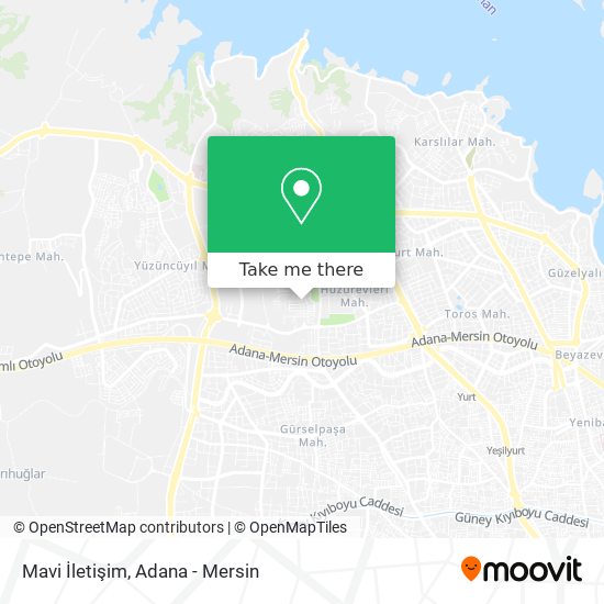 Mavi İletişim map