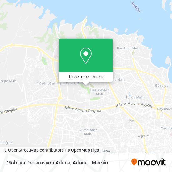 Mobilya Dekarasyon Adana map