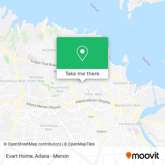 Evart Home map