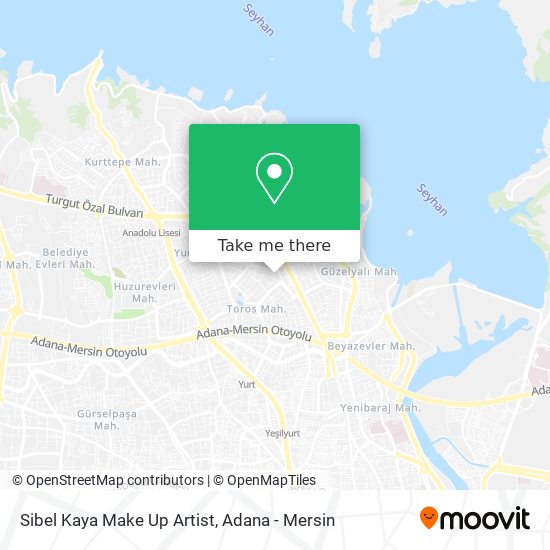 Sibel Kaya Make Up Artist map