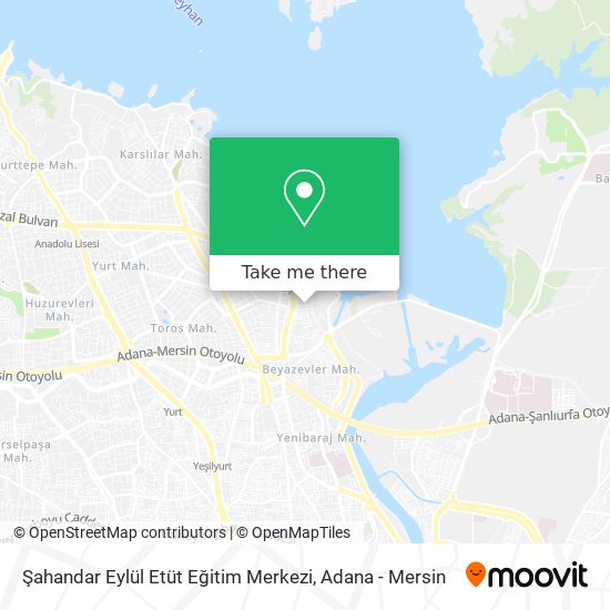 Şahandar Eylül Etüt Eğitim Merkezi map