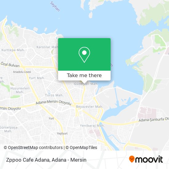 Zppoo Cafe Adana map