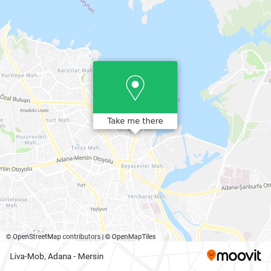 Liva-Mob map