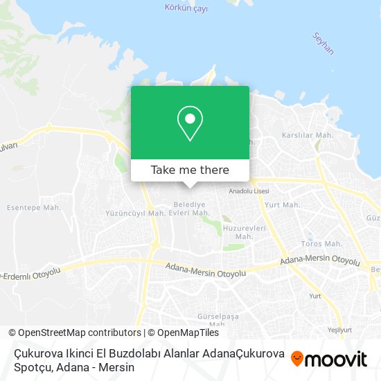 Çukurova Ikinci El Buzdolabı Alanlar AdanaÇukurova Spotçu map