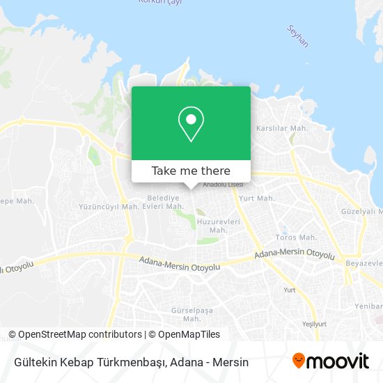 Gültekin Kebap Türkmenbaşı map