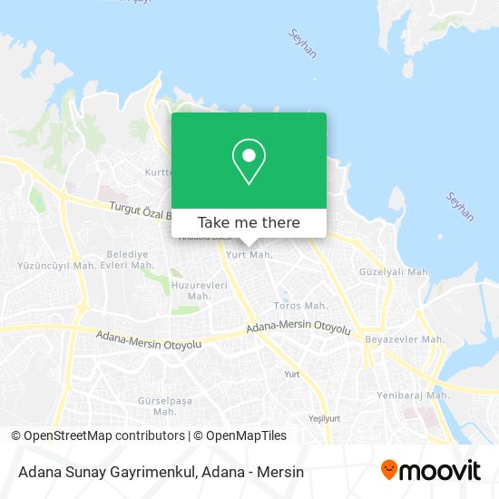 Adana Sunay Gayrimenkul map