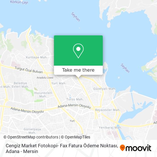 Cengiz Market Fotokopi- Fax Fatura Ödeme Noktası map