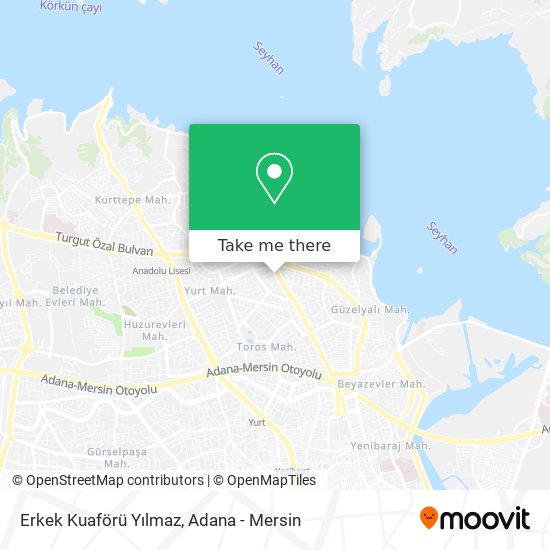 Erkek Kuaförü Yılmaz map