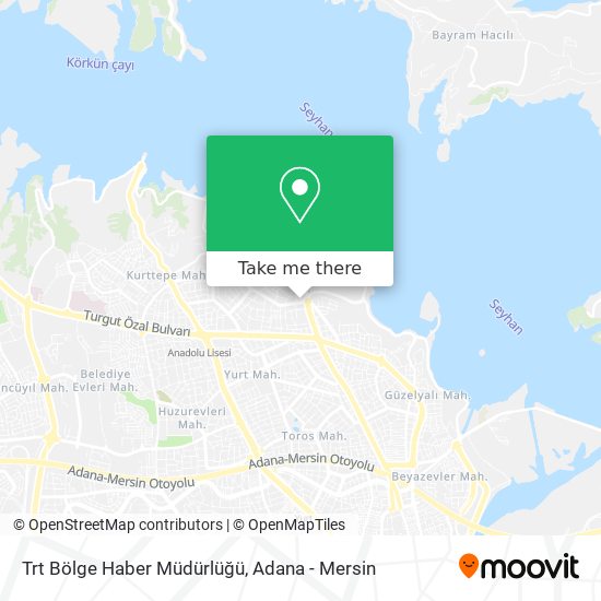 Trt Bölge Haber Müdürlüğü map