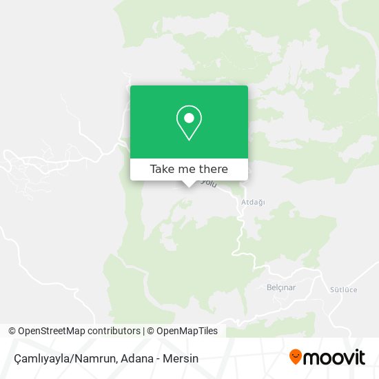 Çamlıyayla/Namrun map
