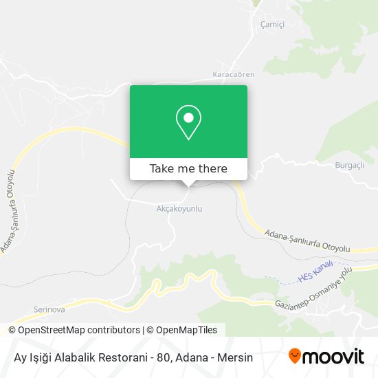 Ay Işiği Alabalik Restorani - 80 map