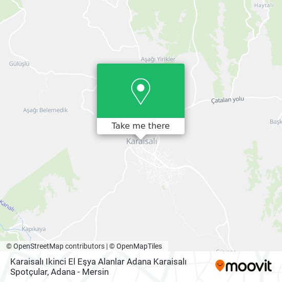 Karaisalı Ikinci El Eşya Alanlar Adana Karaisalı Spotçular map