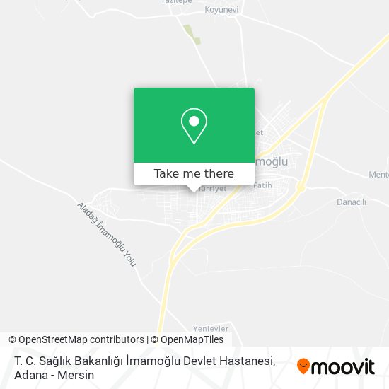 T. C. Sağlık Bakanlığı İmamoğlu Devlet Hastanesi map