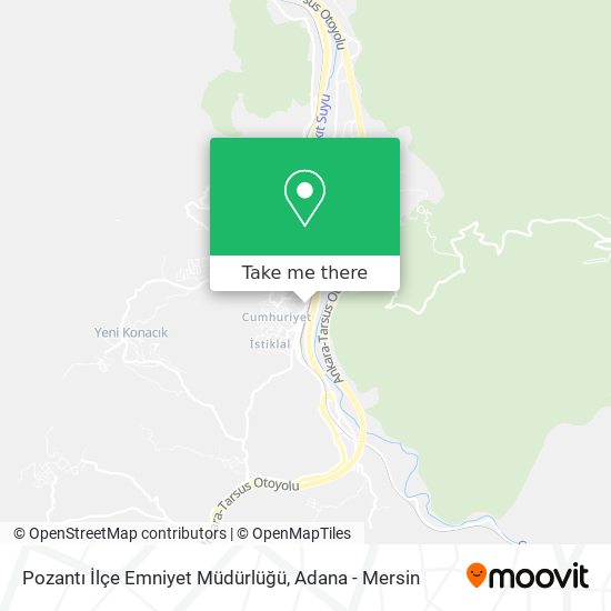 Pozantı İlçe Emniyet Müdürlüğü map
