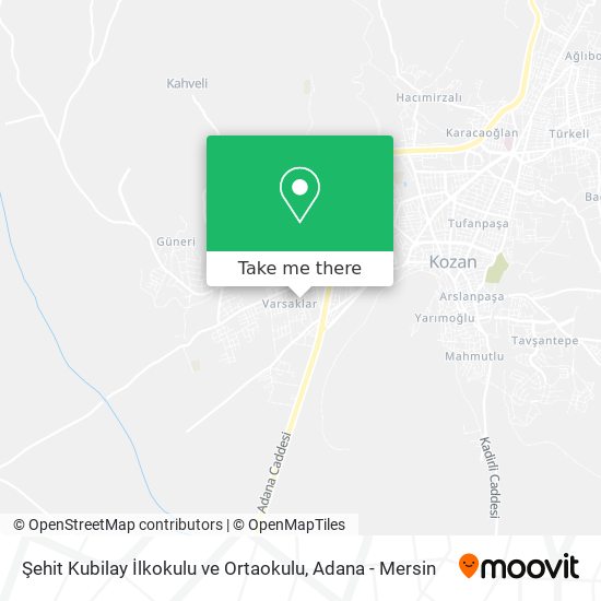 Şehit Kubilay İlkokulu ve Ortaokulu map